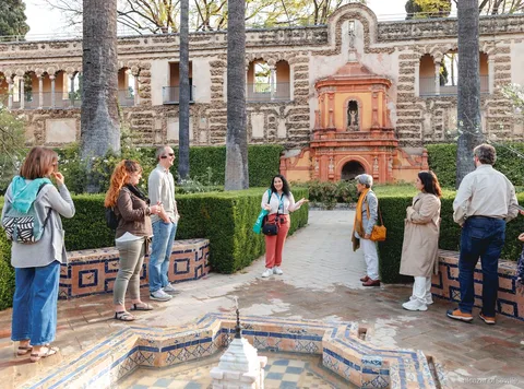 Visite VIP de l'Alcazar royal de Séville, Salón de Embajadores sans la foule