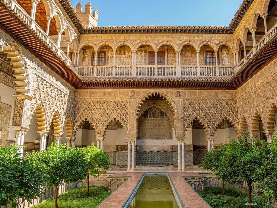 Selvguidet besøg i Alcázar of Seville med mobil audioguide-app