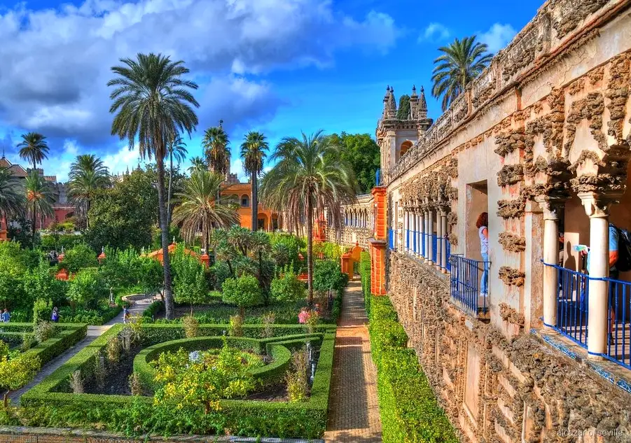 Guidad tur utan kö till Alcázar Sevilla, Patio de las Doncellas