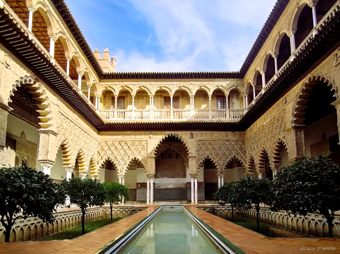 Lille gruppetur i Royal Alcázar of Seville, begrænset til 10 personer
