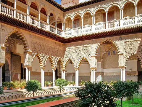 Royal Alcázar of Seville Ticket ohne Führung, Mudéjar-Palastinnenhof