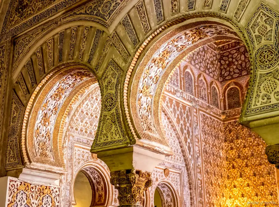 Cupola del Salón de Embajadores nel Real Alcázar di Siviglia