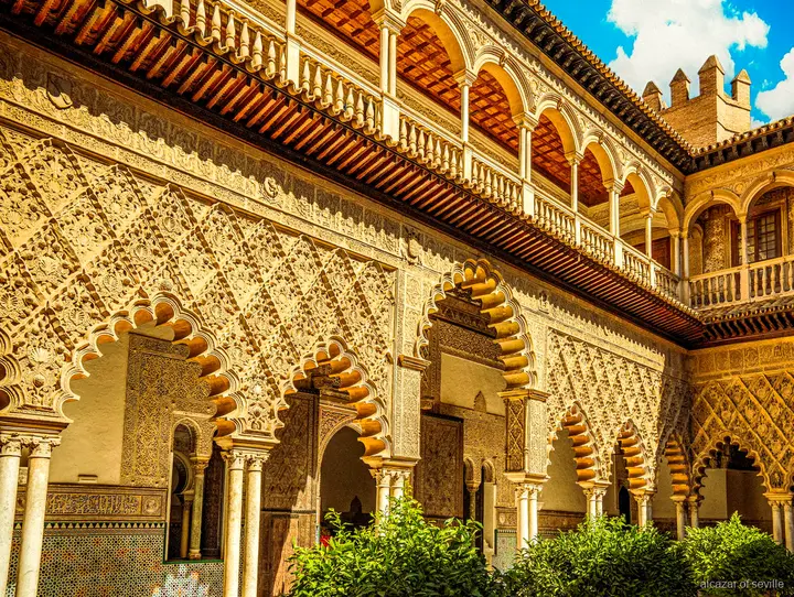 Salón de Embajadores dome, Royal Alcázar of Seville guided tour stop