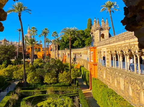 Alcazar, Katedral ve Giralda sırasız turu, Sevilla eski şehir merkezi