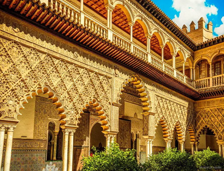 Sevilla Royal Alcazar rehberli tur durağı, Salón de Embajadores kubbesi