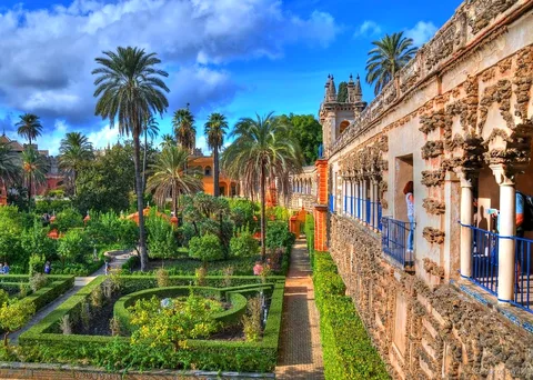 Visita guiada sem fila do Alcázar de Sevilha, Pátio das Donzelas