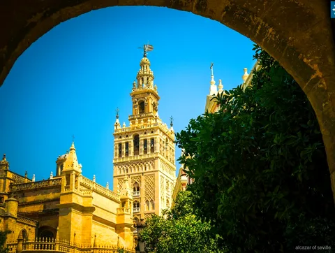 Cathédrale de Séville et Giralda sur la visite combinée de l'Alcazar