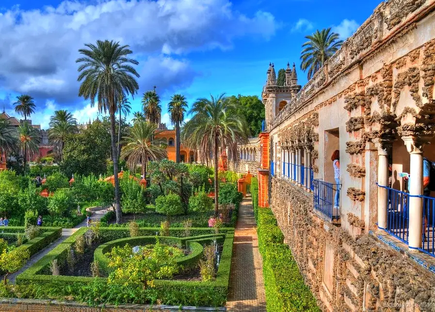 Visite guidée coupe-file de l'Alcazar de Séville, Patio de las Doncellas